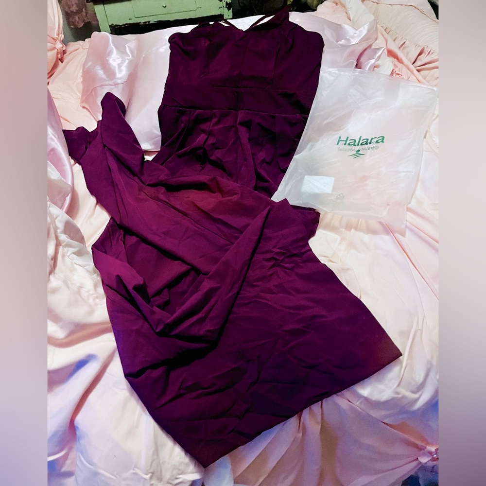HALARA Women's Wide Leg Jumpsuit - Purple